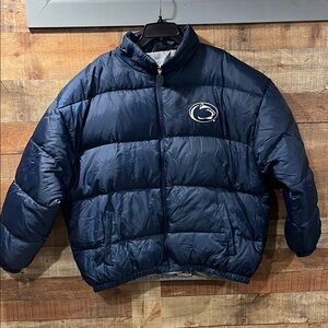 Penn State STARTER reversible Puffer coat duck down men's XL